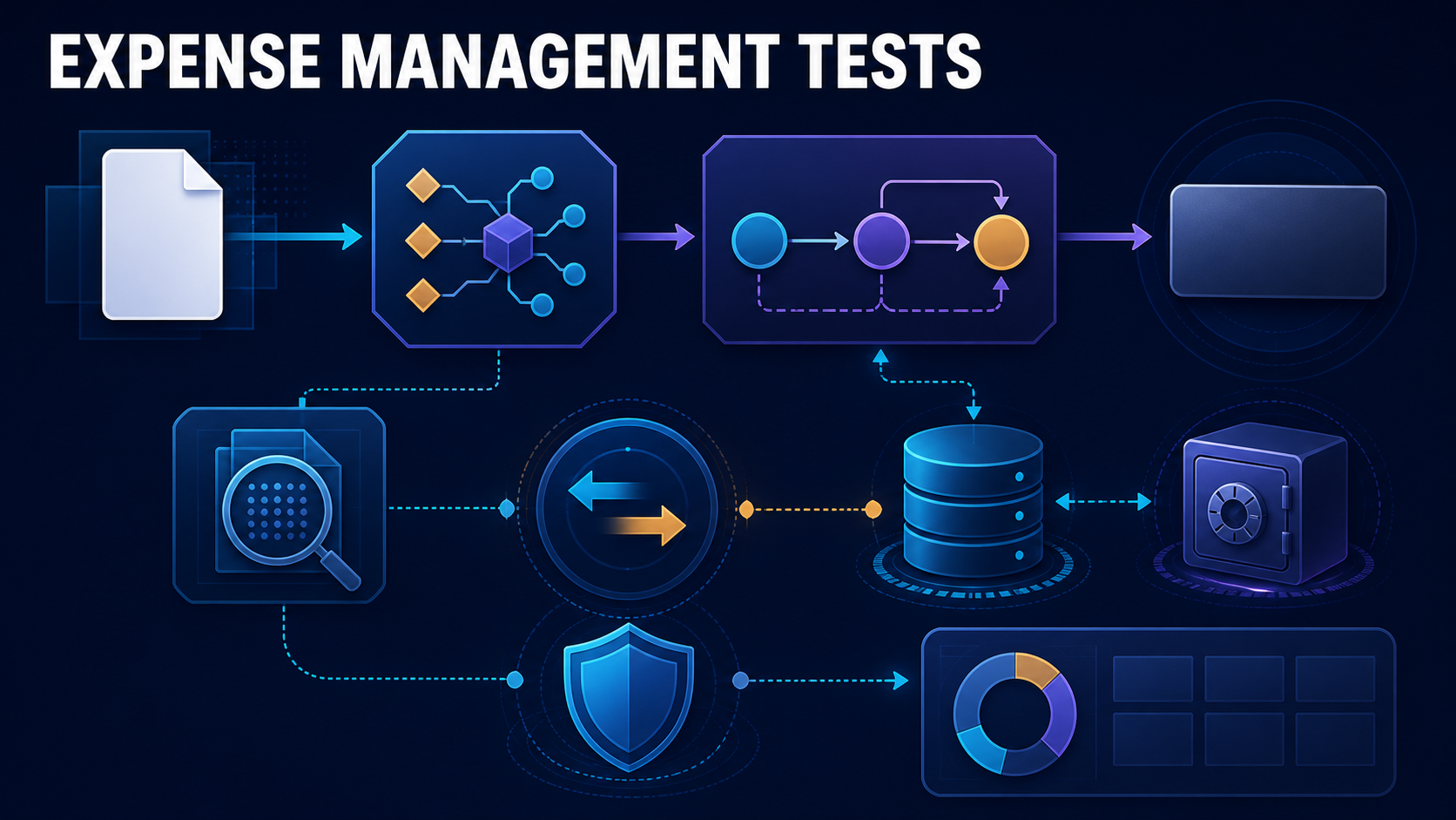 Expense management software evaluation with receipt capture, policy, approval, card controls, duplicate detection, reimbursement, accounting, audit evidence, and scorecard
